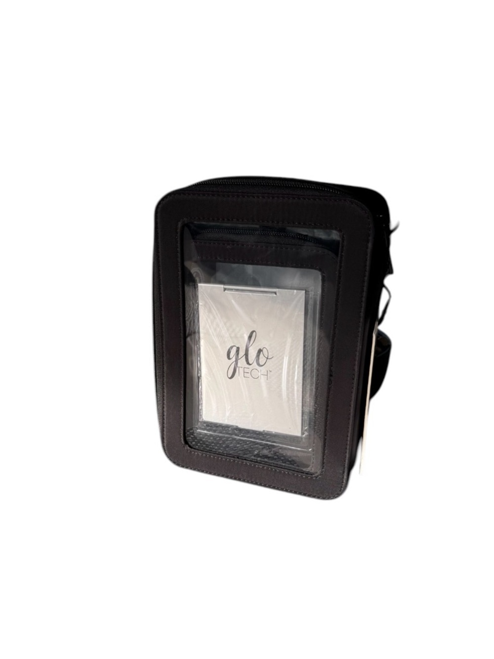 Glo Tech 3-piece cosmetic bag duo and compact mirror set NWT - Picture 2 of 9